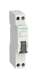 Дифференциальный автомат Systeme Electric City9 Set АВДТ 1П+Н C10 10mA тип A 6 kA (х-ка C) 18мм C9D83610