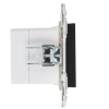 Розетка USB A+C 3,1А IEK SKANDY SK-R14Bl (черный) SK-U22-D31-K02