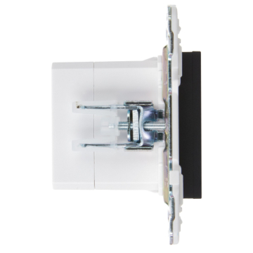Розетка USB A+C 18Вт IEK SKANDY SK-R13Bl (черный) SK-U22-018-K02