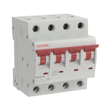 Автоматический выключатель DKC YON max MD63S 4Р 3А 4,5кА (х-ка С) MD63S-4PC3