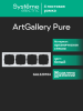 Рамка ArtGallery Pure SE четырехместная стекло (белая) GAL320104