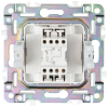 Выключатель проходной 1-клавишный IEK SKANDY 10А SK-V02Gr (серый) SK-V12-0-10-K03
