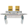 Аудиорозетка IEK SKANDY 4-ая SK-A01N (никель) SK-S40-K50