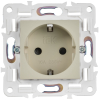 Розетка IEK SKANDY с заземлением со шторками 16А SK-R04B (бежевый) SK-R14-16-K10