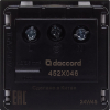 Розетка Legrand/Daccord с заземлением без шторок 90° винтовые зажимы (белый) 4521046