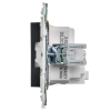 Розетка IEK SKANDY с заземлением без шторок 16А SK-R05T (титан) SK-R11-16-K48