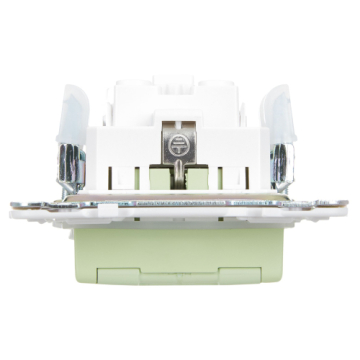Розетка с крышкой 16А IP44 IEK SKANDY SK-R11G (мятный) SK-R16-16-44-K06