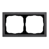 Рамка ArtGallery Pure Systeme Electric двухместная камень (графит) GAL373102