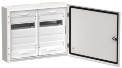 Щит металлический навесной IEK TITAN 5 ЩРн-48 (2х2х12) 460х570х140 IP54 белый TI5-50-N-2X024-54