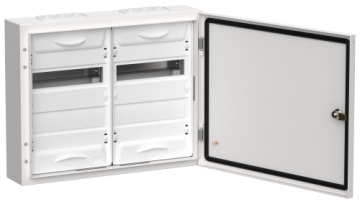 Щит металлический навесной IEK TITAN 5 ЩРн-48 (2х2х12) 460х570х140 IP54 белый TI5-50-N-2X024-54