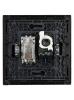Розетка TV+RJ45 кат.5E FORTE&PIANO FP136 (черный) FP-AK20-1-K02