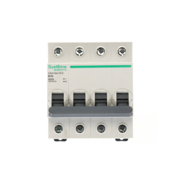 Автоматический выключатель Systeme Electric City9 Set 4п 10A 6kA (хар-ка B) C9F16410
