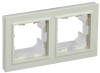 Рамка 2-м BRITE Бежевый IP44 РУ-2-БрКр-44 BR-M22-44-K10