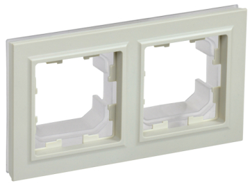 Рамка 2-м BRITE Бежевый IP44 РУ-2-БрКр-44 BR-M22-44-K10