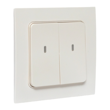 Умный беспроводной выключатель Стокгольм 2-кл. белый EKF Zigbee Сonnect RCV-ST2-WS-ZB