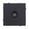 Розетка TV, черный матовый Kollinger Eclipse EC-020BK EC-020BK