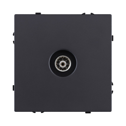 Розетка TV, черный матовый Kollinger Eclipse EC-020BK EC-020BK