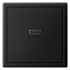 Розетка HDMI Systeme Electric ArtGallery (карбон) GAL001080