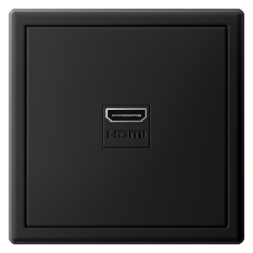 Розетка HDMI Systeme Electric ArtGallery (карбон) GAL001080