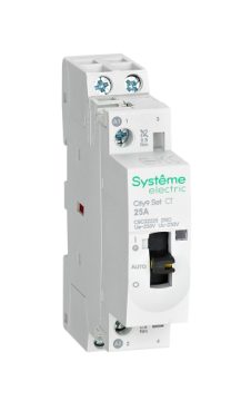 Модульный контактор Systeme Electric City9 SET 2P 2НО 25A, Ручное управление, AC 230В C9C32225
