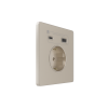 Зарядка USB А+С 20Вт с розеткой SE Systeme Infinity (песчаный берег) FSE000532