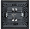 Выключатель 1-кл проходной с индикатором FORTE&PIANO 10А FP604M (металл шампнь) FP-V12-1-10-1-M-K37