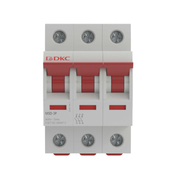 Выключатель нагрузки DKC YON max MSD 3P 100А (рубильник) MSD-3P100
