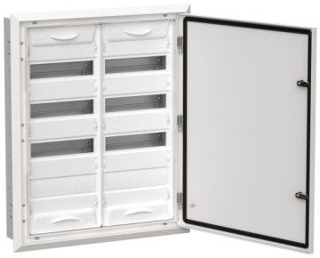 Щит металлический встраиваемый IEK TITAN 5 ЩРв-96 (2х4х12) 755х625х130 IP31 белый TI5-50-V-2X048-31