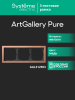 Рамка ArtGallery Pure SE трехместная металл (медь) GAL312503