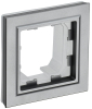 Рамка 1-м BRITE Сталь IP44 РУ-1-БрС-44 BR-M12-44-K46