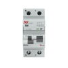 Дифференциальный автомат EKF Averes DVA-6 1P+N 20А 30мА (хар. B, тип A) 6кА rcbo6-1pn-20B-30-a-av