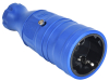 Розетка переносная IEK OMEGA РБп14-1-0м IP20 (синяя) OM-KR20-16-20-P1-00-K07