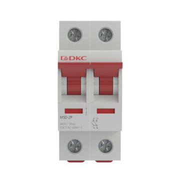 Выключатель нагрузки DKC YON max MSD 2P 100А (рубильник) MSD-2P100