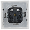Розетка с крышкой FORTE&PIANO винтовое крепление 16А IP44 FP421 (ваниль) FP-R16-16-44-K10