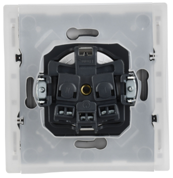 Розетка с крышкой FORTE&PIANO винтовое крепление 16А IP44 FP421 (ваниль) FP-R16-16-44-K10