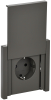 Розетка с крышкой FORTE&PIANO винтовое крепление 16А IP44 FP321 (серый) FP-R16-16-44-K03