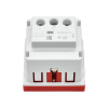 Розетка IEK PRIMER 2P+E со шторками 2 модуля РКС-20-32-П-К (красный) PR-KK40D-RSZH-2-2-K04