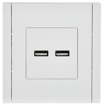 Розетка USB A+A FORTE&PIANO 3,1А FP249 (белый) FP-U21-D31-K01