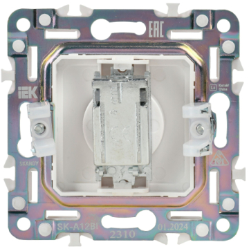 Розетка TV оконечная IEK SKANDY SK-A12Bl (черный) SK-A10-O-K02