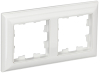 Рамка 2-м BRITE DECOR Белый 3D-форма РУ-2-Бр BR-M22-12-K01