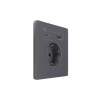 Зарядка USB А+С 20Вт с розеткой SE Systeme Infinity (вулканический пепел) FSE000732
