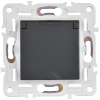 Розетка с крышкой 16А IP44 IEK SKANDY SK-R11G (графит) SK-R16-16-44-K53