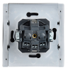 Розетка с крышкой FORTE&PIANO винтовое крепление 16А IP44 FP121 (черный) FP-R16-16-44-K02
