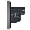 Зарядка USB (А+С) с розеткой IEK FORTE&PIANO 18Вт FP547 (сталь) FP-R14-16-U22-018-K46