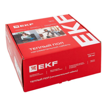 EKF PROxima Теплый пол (нагревательный кабель) 2000Вт 143 м 13,5 м2 nk-2000