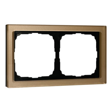 Рамка ArtGallery Pure SE двухместная стекло (шампань) GAL320502