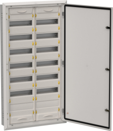 Щит металлический встраиваемый IEK TITAN 5 ЩРв-168 (2х7х12) 1130х625х130 IP31 серый TI5-50-V-2X084-31-7035