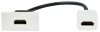 Розетка HDMI M/M IEK PRIMER РКМ-10-00-П 1 модуль PR-KK40D-RH-0-1-K01