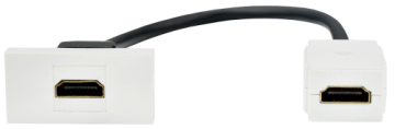 Розетка HDMI M/M IEK PRIMER РКМ-10-00-П 1 модуль PR-KK40D-RH-0-1-K01
