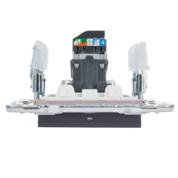 Розетка компьютерная IEK SKANDY RJ45 кат.5E SK-K01T (титан) SK-K10-1-K48